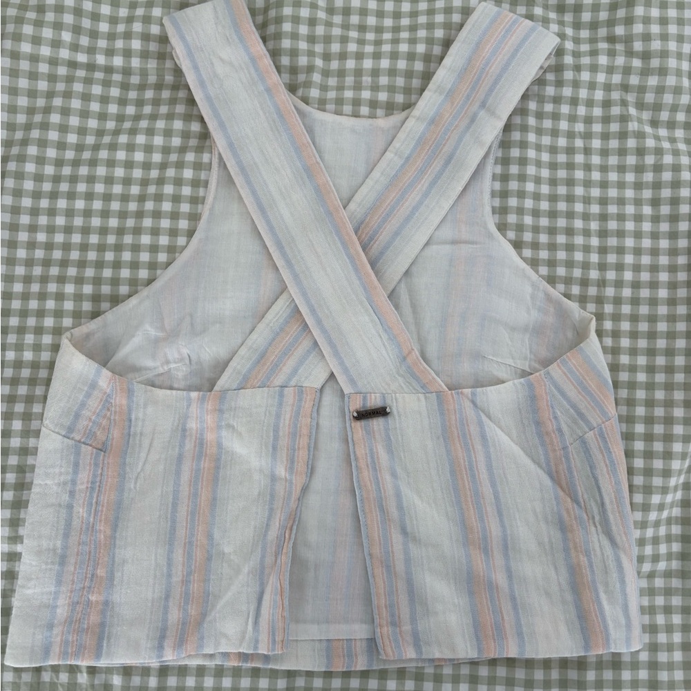 Striped Cross-Back Tank